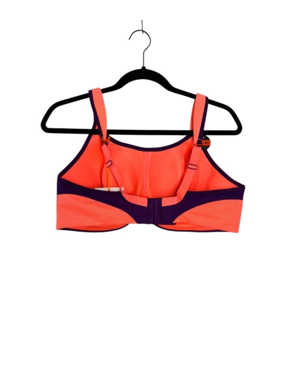 NEW Panache Sports 7341 Purple/Coral Multi Multiway Non Wired Bra Size 40DD - Picture 4 of 13